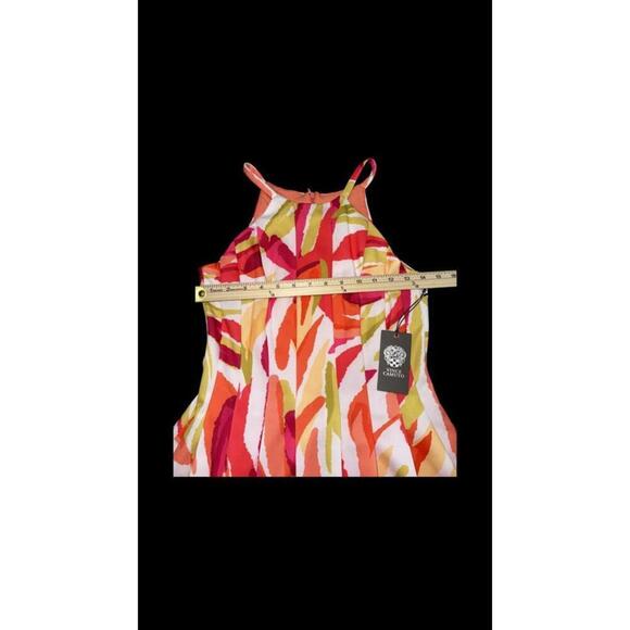 Vince Camuto Womens Above Knee Printed Workwear Halter Dress New Size 2 Floral - Picture 3 of 5